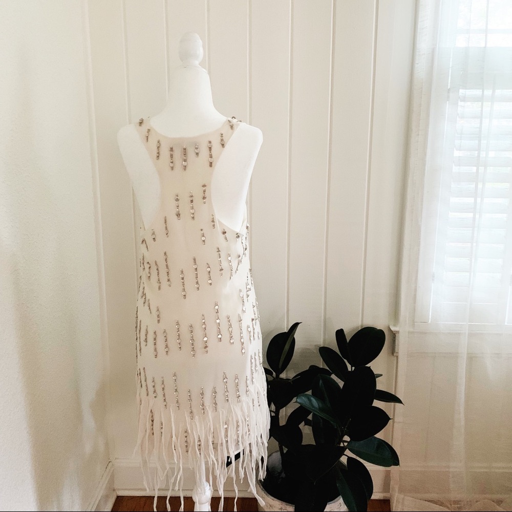 Fringe Racerback Dress - Picture 2 of 4